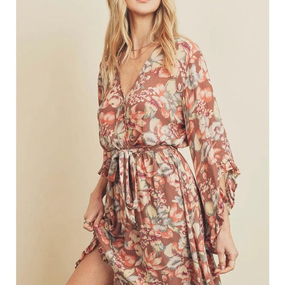 Dress Forum Botanical Kimono Dress - Picture 3 of 3